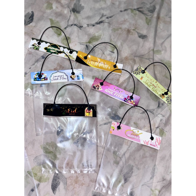 plastik parcel snack lebaran / ultah / ulang tahun costum
