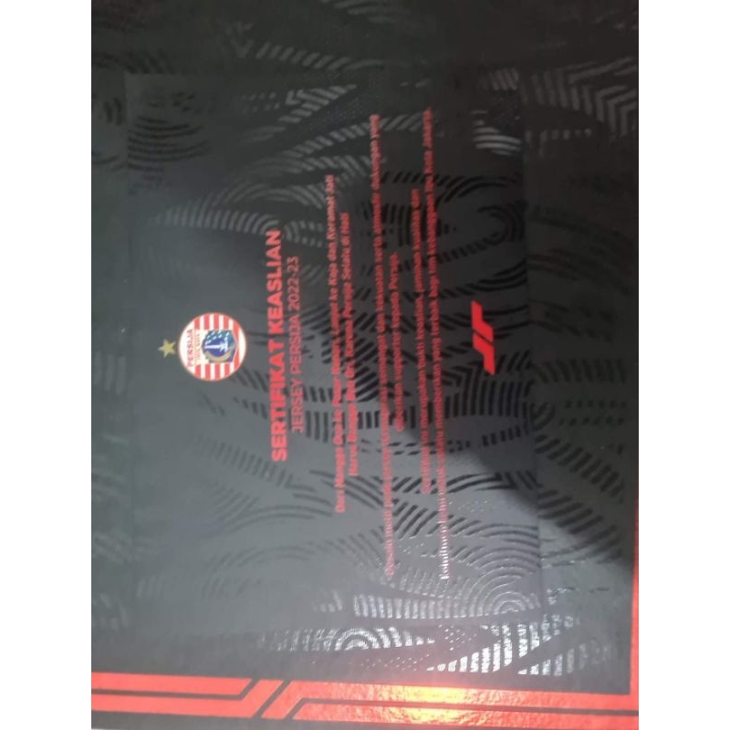Jersey Persija Home 2022/2023 Player Issue