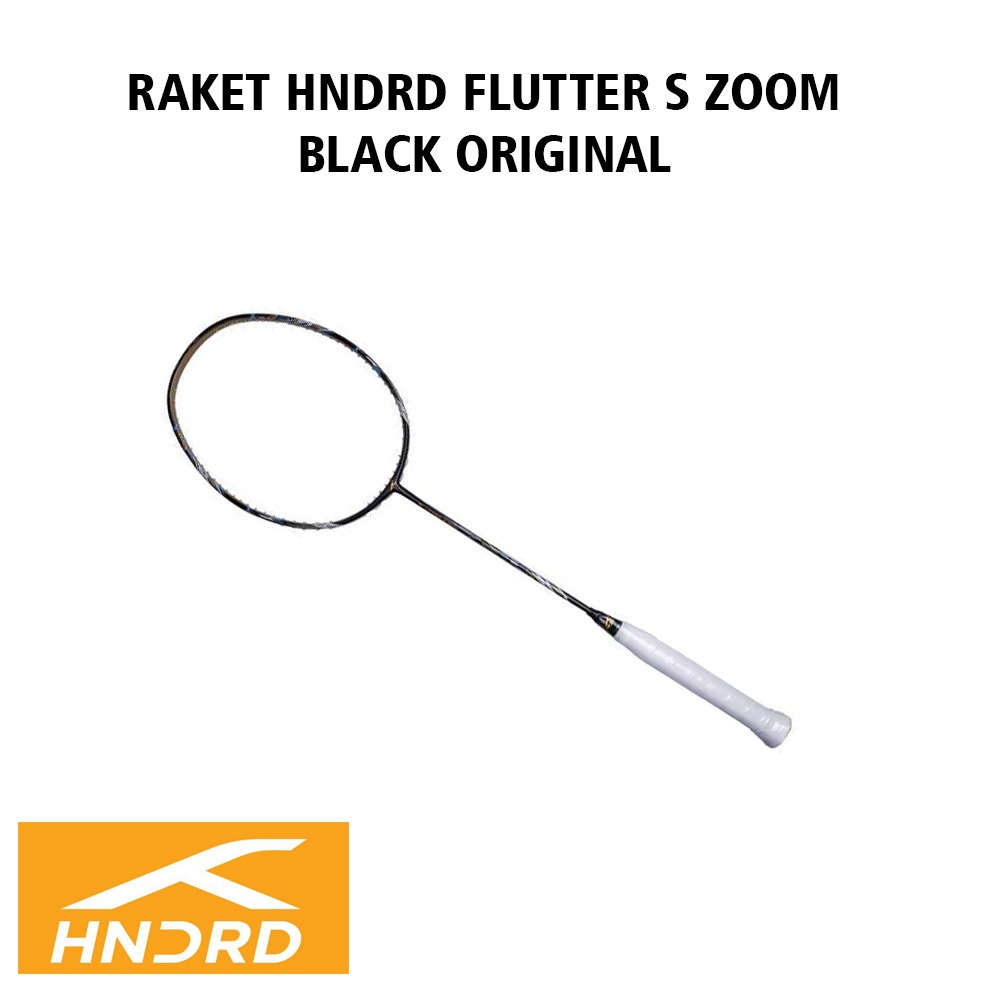 Hundred Raket Badminton Bulutangkis Flutter S Zoom Black