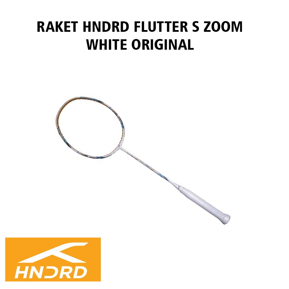 Hundred Raket Badminton Bulutangkis Flutter S Zoom White