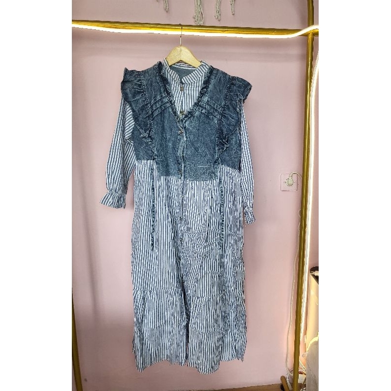 Tunik / midi salur mix jeans