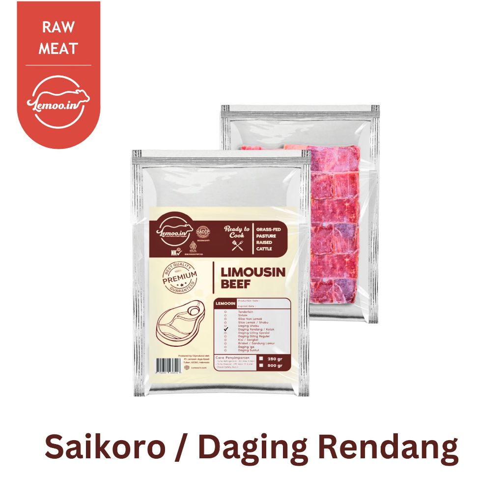 

Lemooin Saikoro / Daging Rendang 250 gr