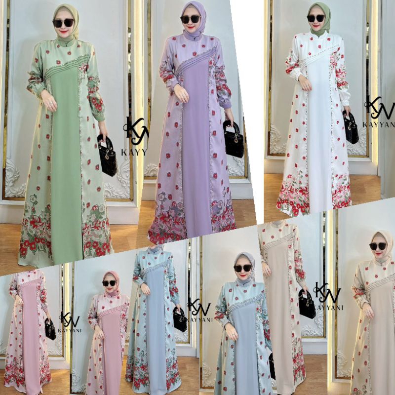 Gamis Dress Terbaru Adinda by Kayyani
