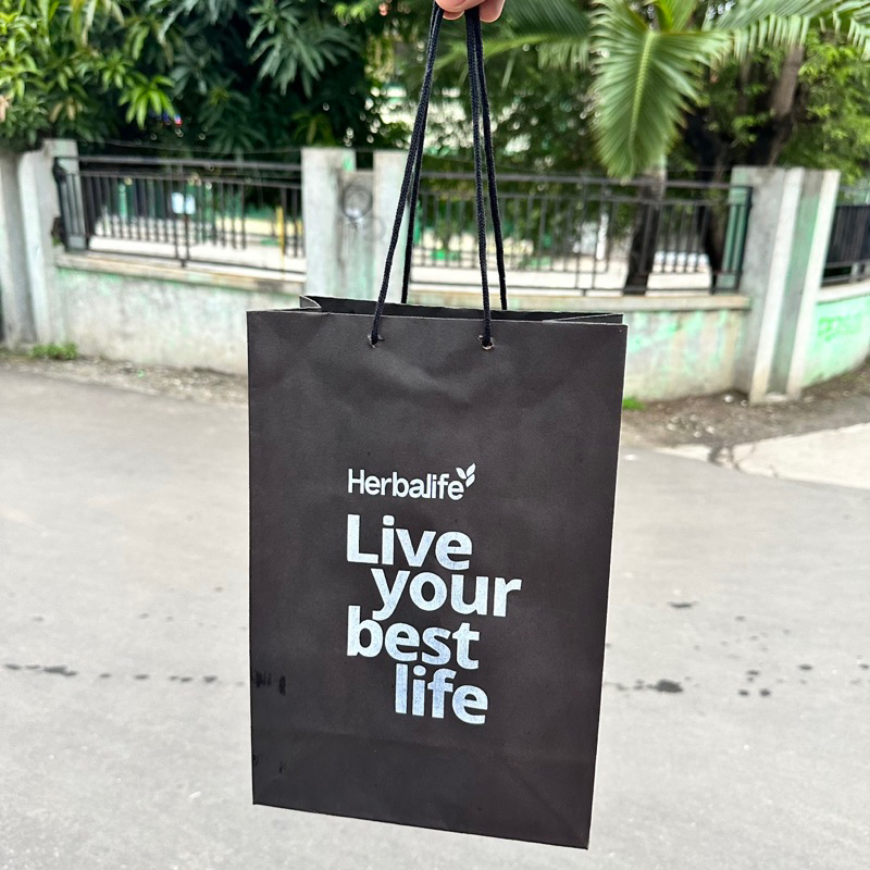 

Paperbag herba l ife warna hitam 29x20x9 cm