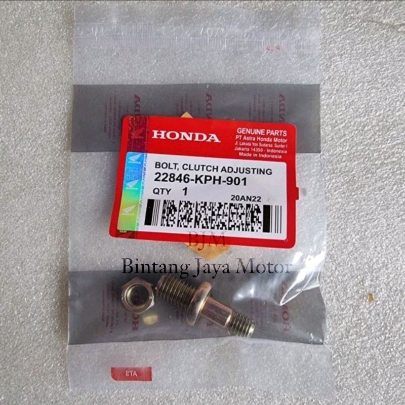 BAUT SETELAN KOPLING KPH KARISMA, SUPRA X 125, REVO 110, BLADE ORIGINAL HONDA