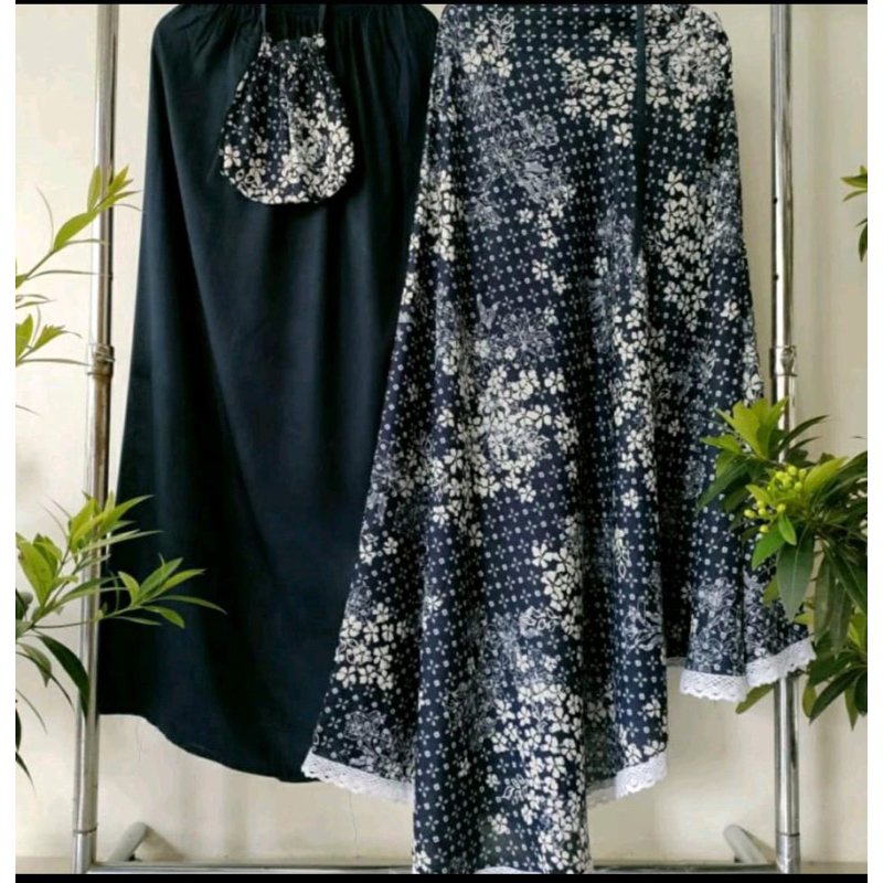 MUKENA RAYON DEWASA JUMBO MOTIF (RAYON PRINTING) KERUT KENING