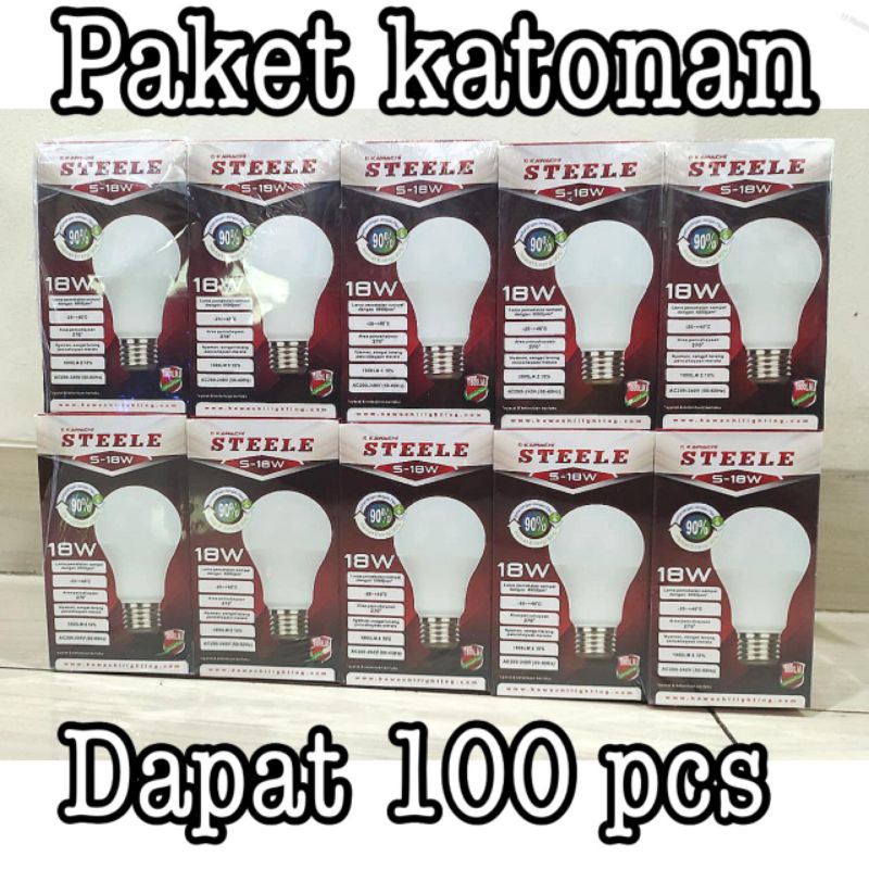 BOHLA LED / LAMPU LED KAWACHI SETEELE PAKET 100  PCS