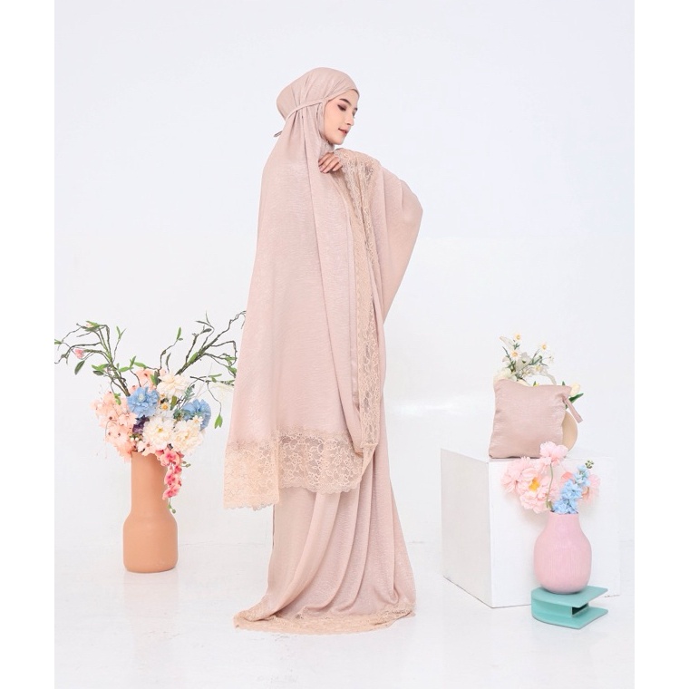 Hot Sell Mukena Santorini Renda Besar Jumbo by Fahijablove