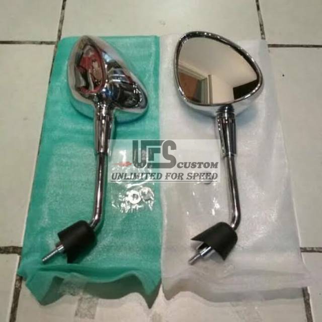 Spion Vespa Sprint Oval NPS Chrome Piaggio