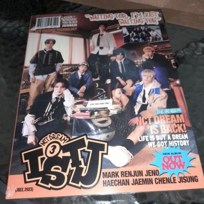 album sealed NCT Dream ISTJ ver. Introvert + pc fansign mark lee