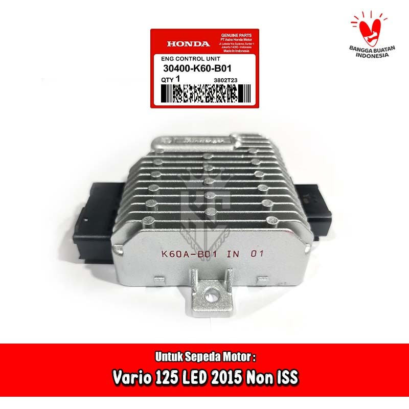 Ecu Ecm Cdi 30400-K60-B01 Honda Vario 125 LED Old 2015 - 2017 Non ISS Idling Stop