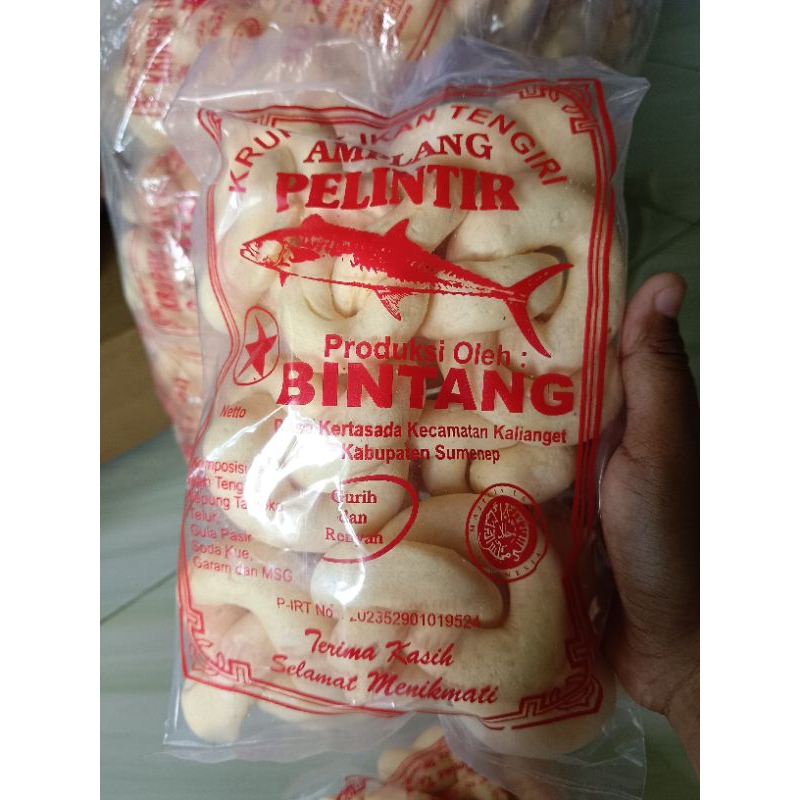 Krupuk amplang, krupuk ikan tengiri, krupuk khas sumenep madura