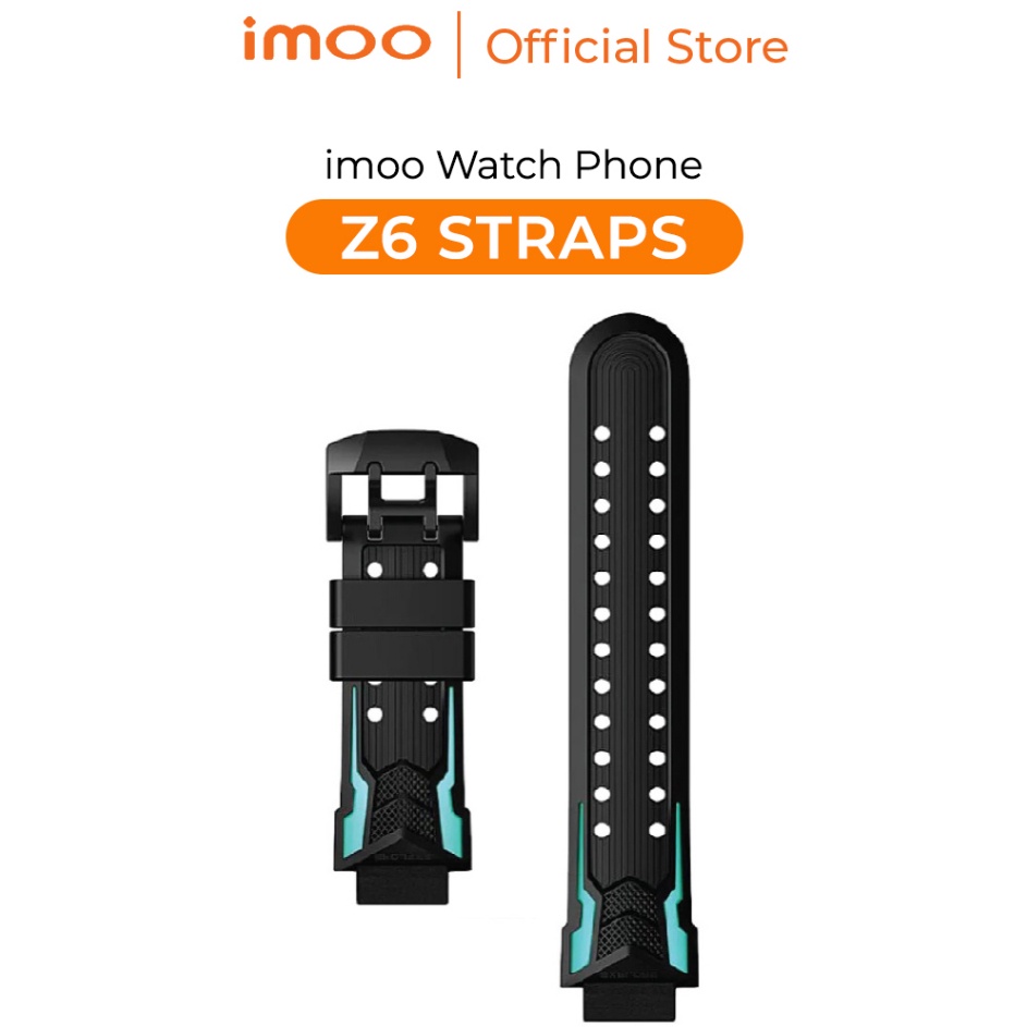 Qo IMOO Z6 STRAP WATCH PHONE ORIGINAL TALI JAM TANGAN SMARTWATCH RUBBER