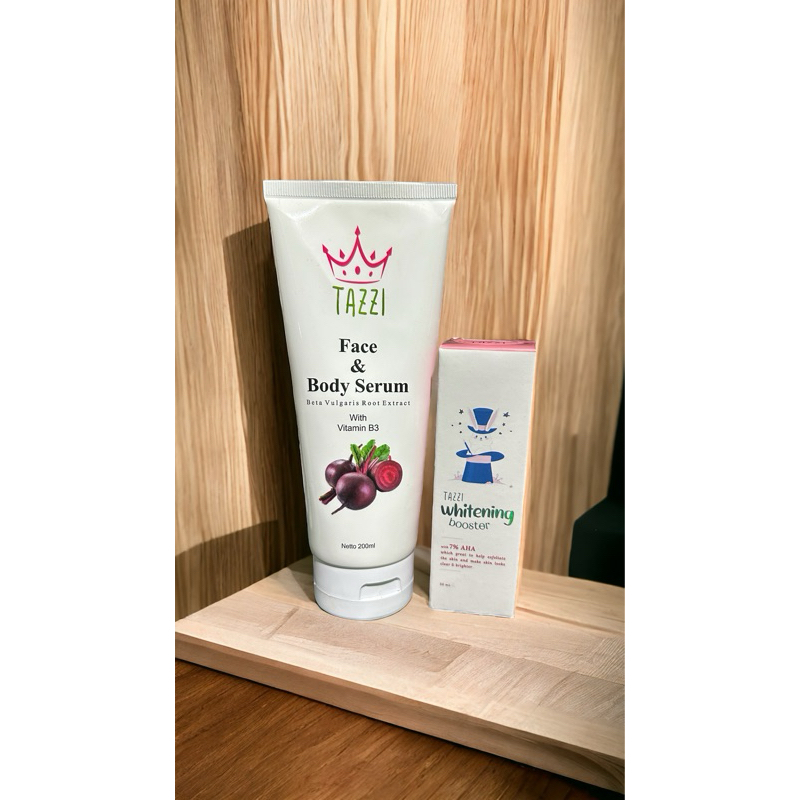 tazzi face and body serum + aha tazzi 50 ml