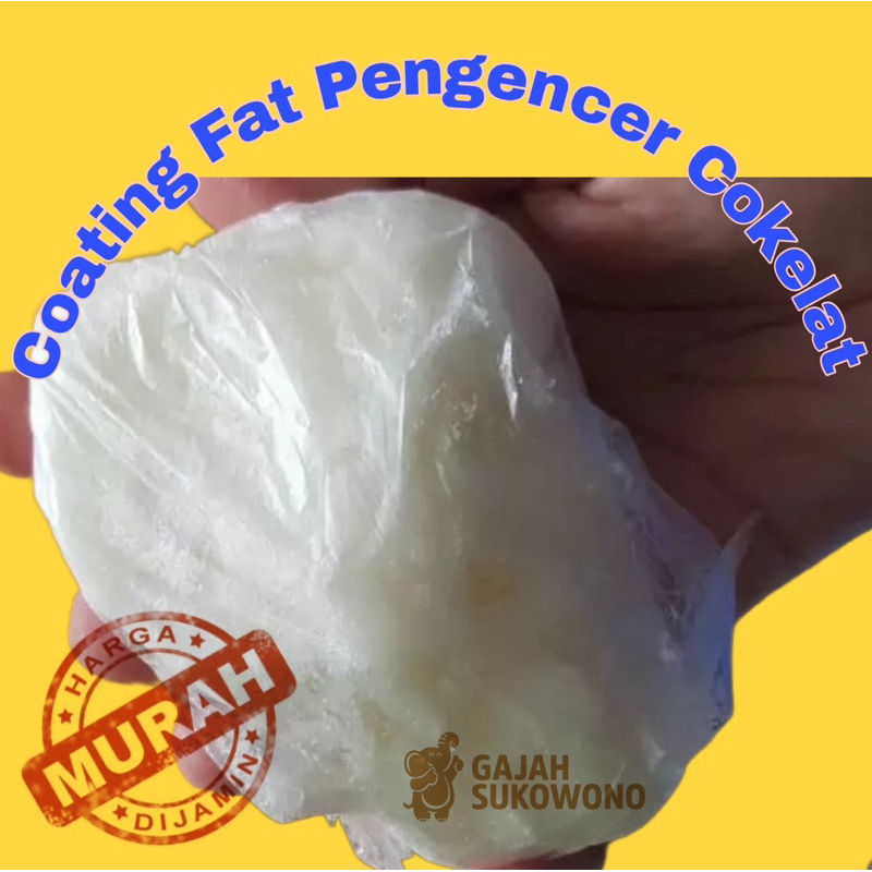 

Coating fat untuk coklat / bahan pengencer / peleleh cokelat dipacking 100g merk