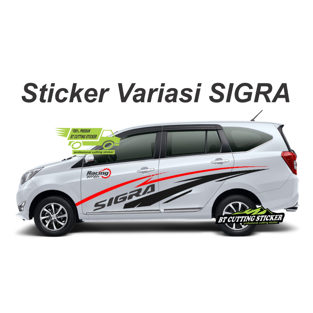 STIKER SIGRA Stiker cutting daihatsu sigra stiker variasi sigra keren