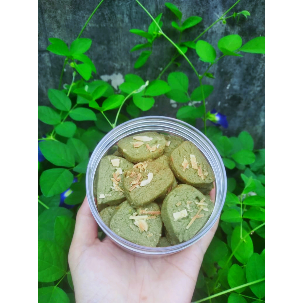 

[Bonus Extra Kuker Setiap Order 4 Toples] Kue Kering Matcha Cookies - BACA DESKRIPSI