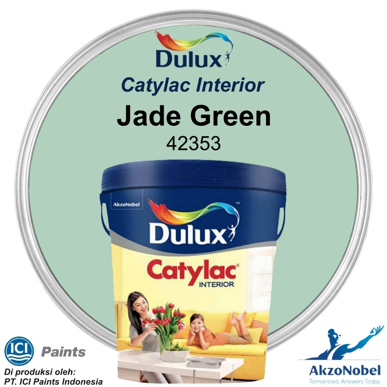 CAT DULUX CATYLAC INTERIOR 5 KG - JADE GREEN 42353