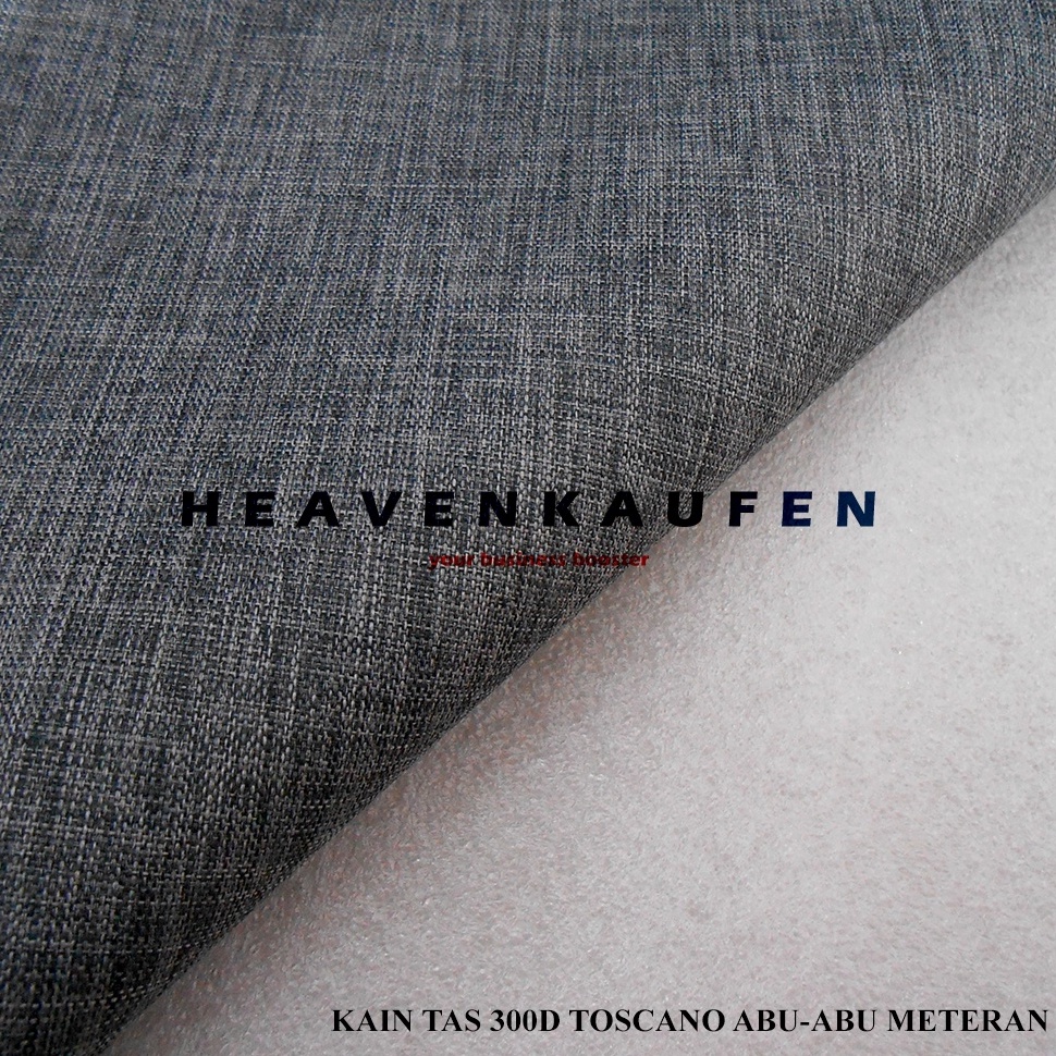 VNN595 Dijamin Ori Kain Tas 3D Motif Salur Toscano Warna Abu Abu Meteran Untuk Tas Punggung Selempan