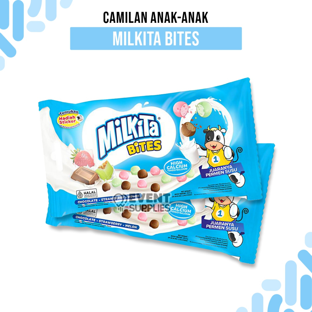 

Milkita Bites Candy Sachet / Permen Susu Rasa Viral Candy Bites