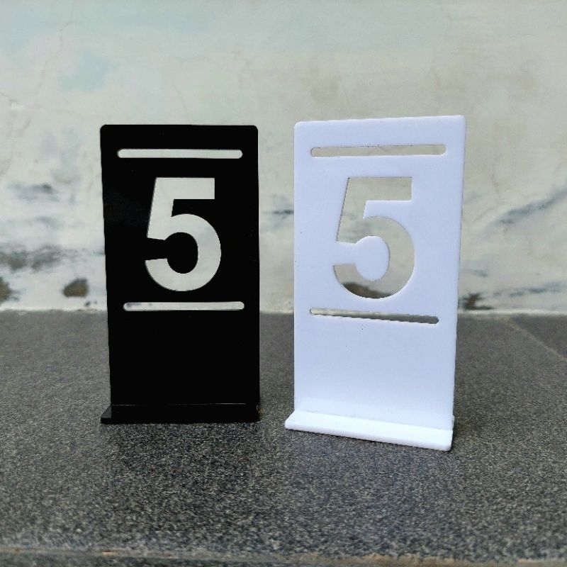 Nomor Meja Akrilik Untuk Cafe & Restauran | No meja akrilik Nomor Meja | Nomer Meja