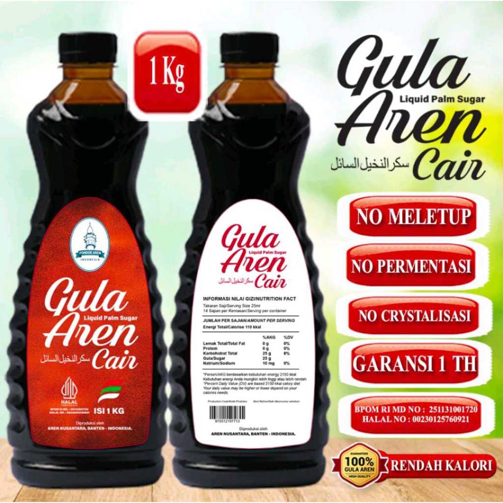 

Gula Aren Cair 1 Kg HARGA SPECIAL