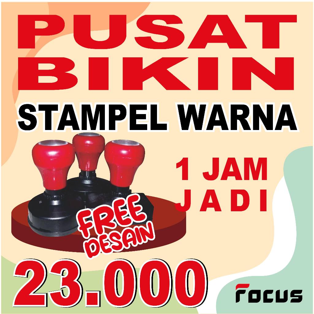 

Stampel Flash, Stampel Bulat, Merah Ukuran dari D 17 - D 51