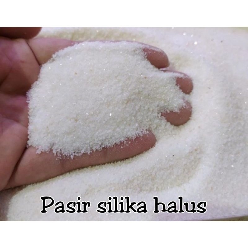 Pasir Silika Putih untuk air terjun aquascape