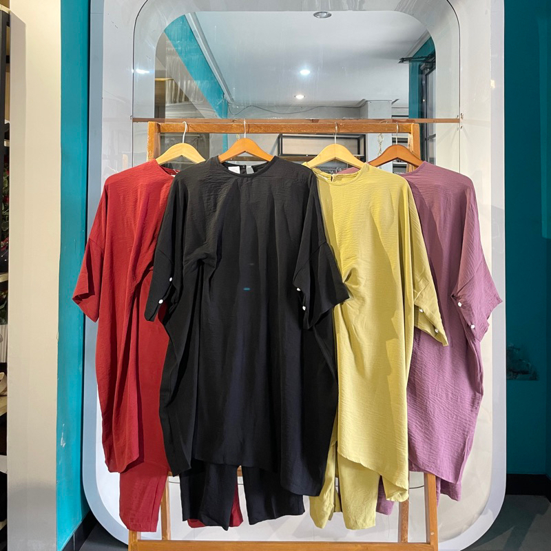 one set kaftan crinkle