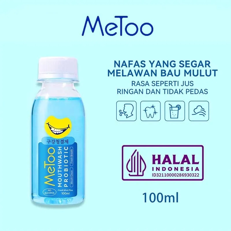 MeToo Mouthwash Fresh Mint | 100ml