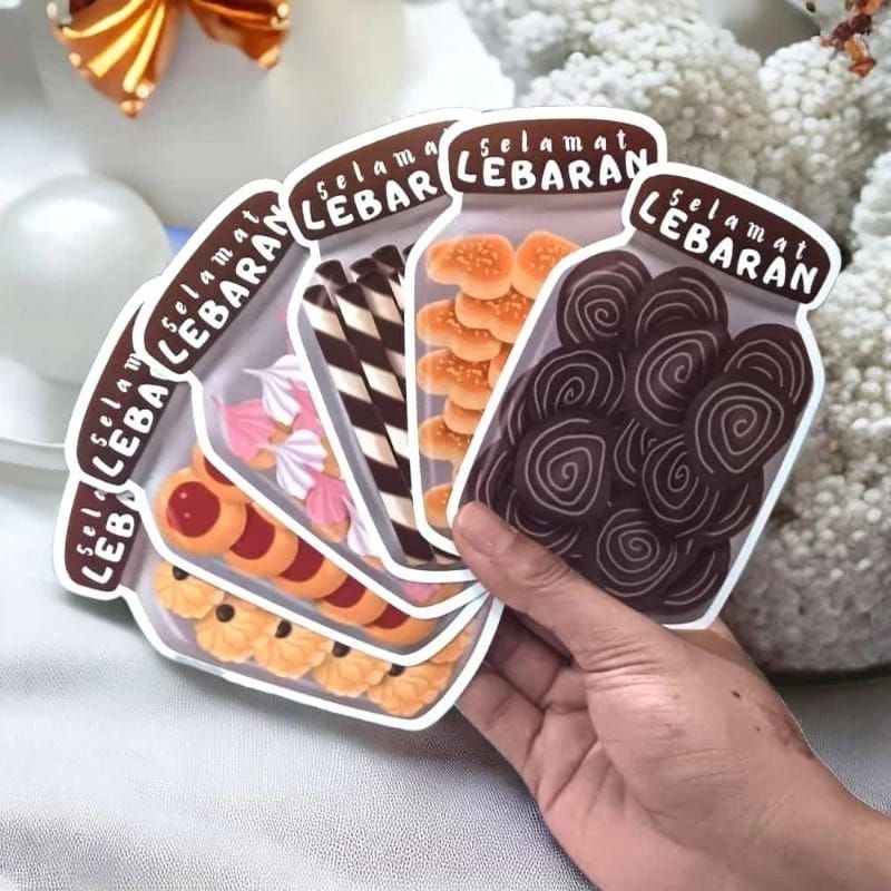 

AMPLOP LEBARAN TOPLES KUE KERING 3D - 6 LEMBAR