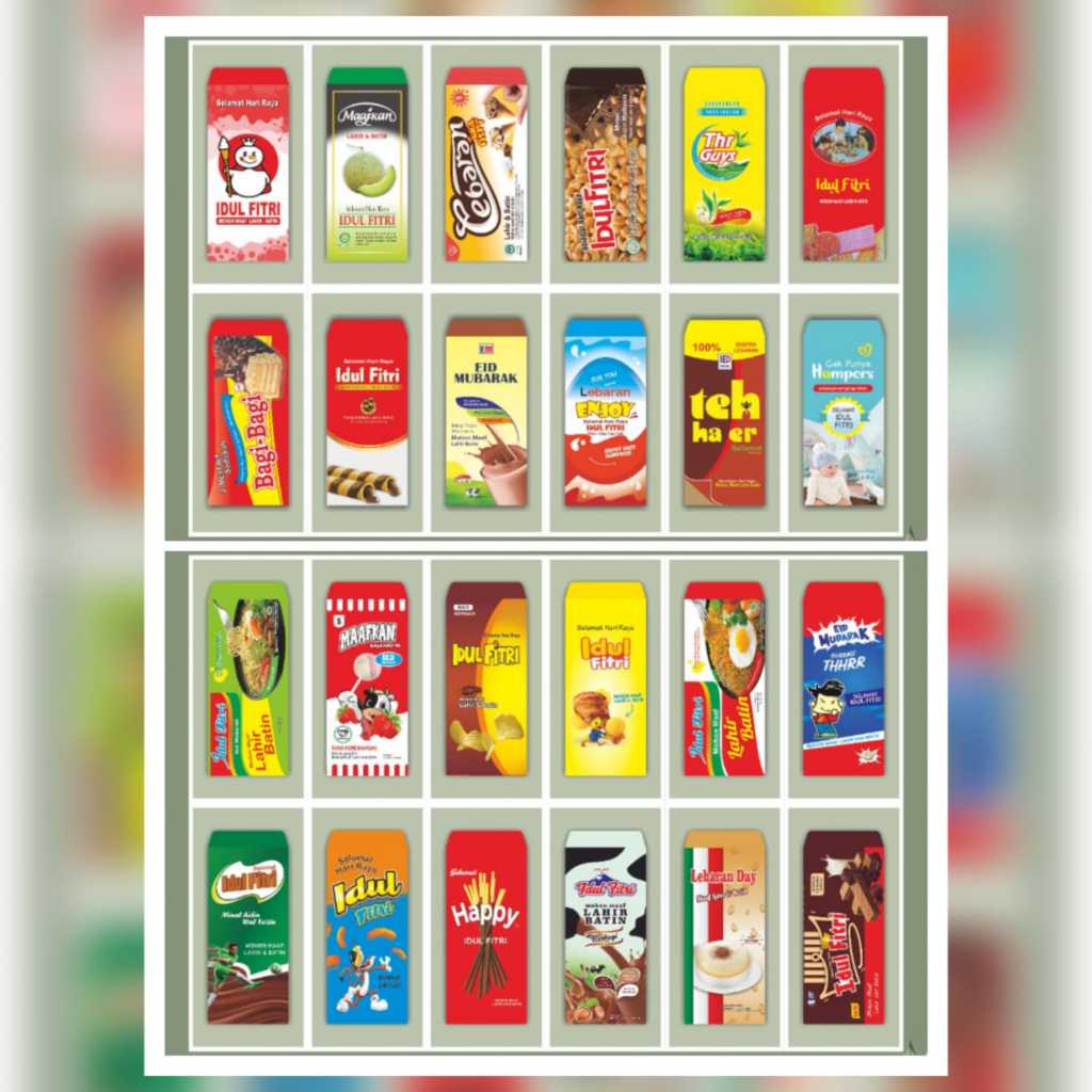 

AMPLOP LEBARAN JUMBO (UANG TANPA DILIPAT)