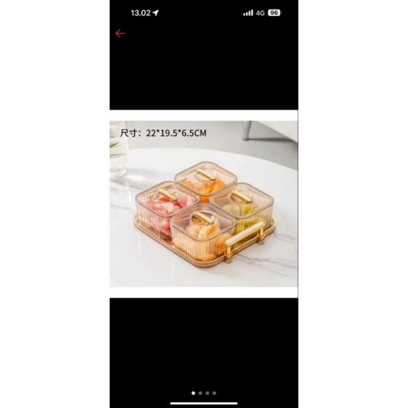Toples Lebaran Toples Akrilik Nampan Tempat Penyimpanan Makanan