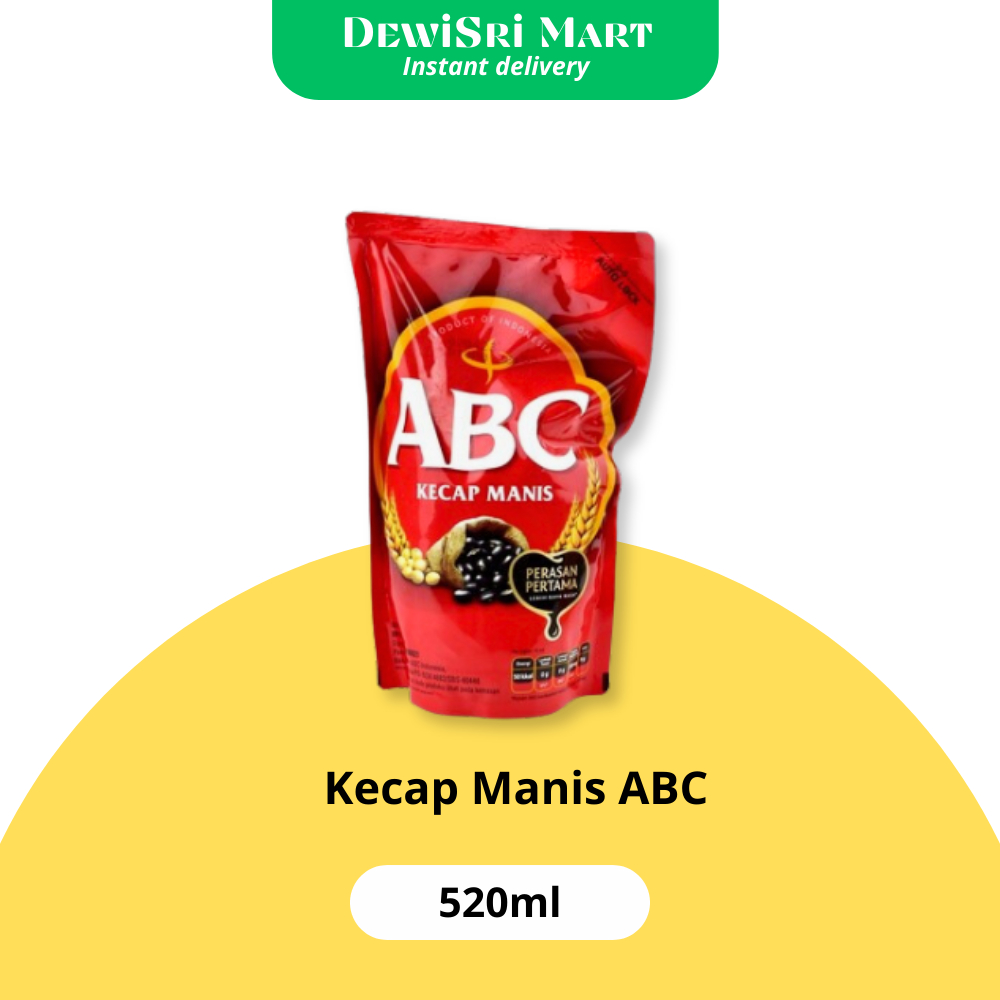 

Kecap Manis ABC 520ml - Dewi Sri Mart