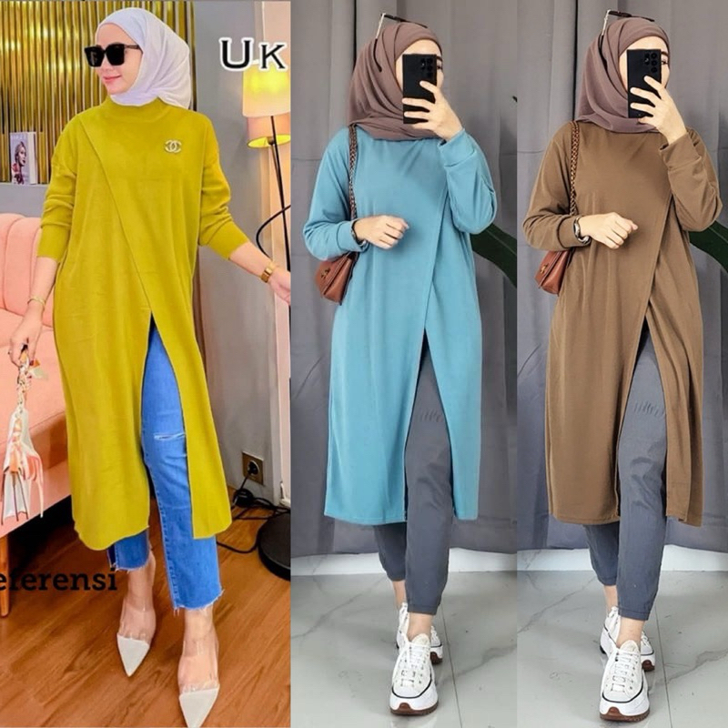 Baju Kodangan Wnita Atasan Tunik Terbaru Fashion Tunic Ibuk Ibuk Tungnik Koreanstyle Termurah Kemeja