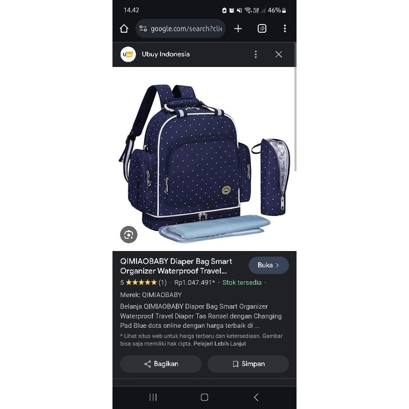 PrelovedDiapersBagQimiaoBaby