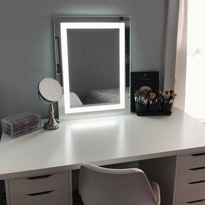 cermin rias lampu led vanity mirror CERMIN RIAS LED TUCHSCREEN KACA CERMIN WASTAFEL LAMPU LAYAR SENT