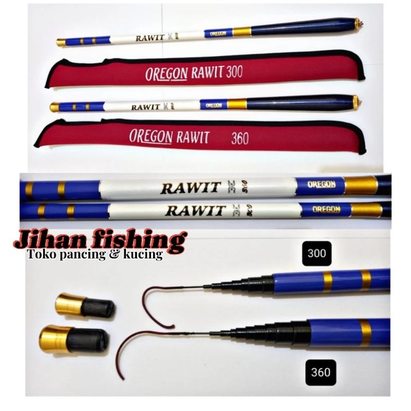 TEGEK CARBON RUAS PDK OREGON RAWIT/RAWIT TENKARA 240 270 300 360 450 ORIGINAL