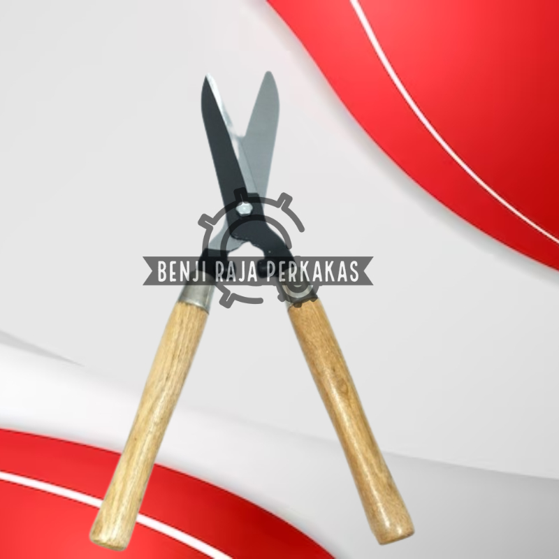 Gunting rumput gagang kayu / Gunting Taman Alat Berkebun - Kebun