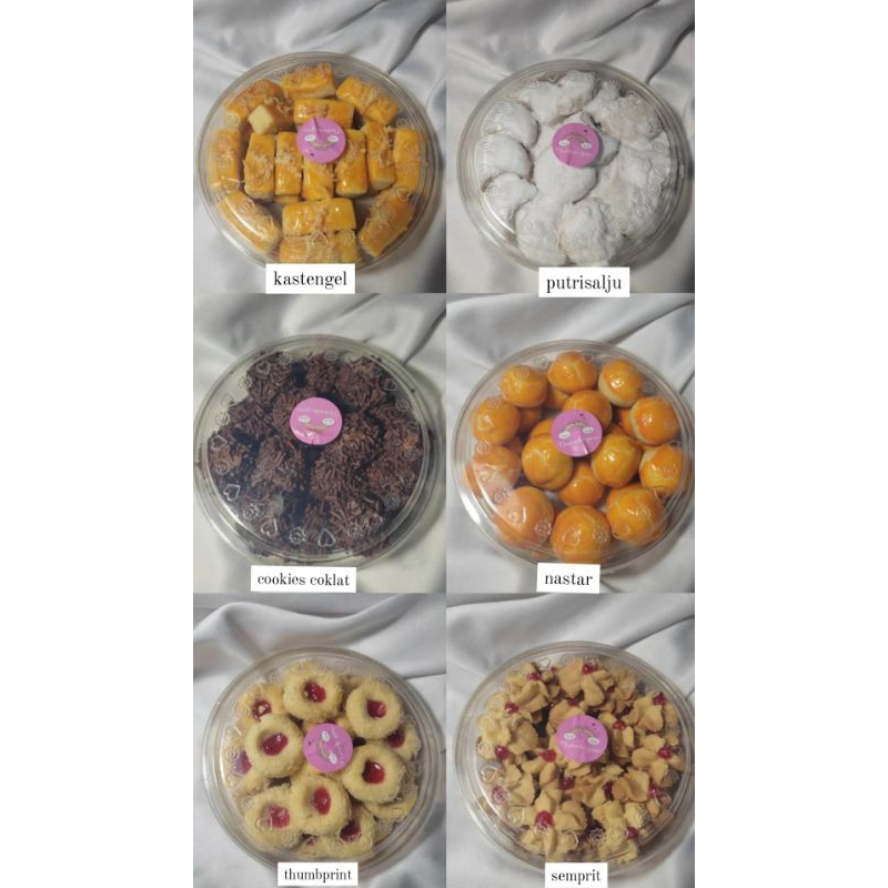 

cookies kue kering kuker kukis lebaran hari raya kastangel nastar daun putri salju lidah kucing thumbprint semprit kue coklat cookies