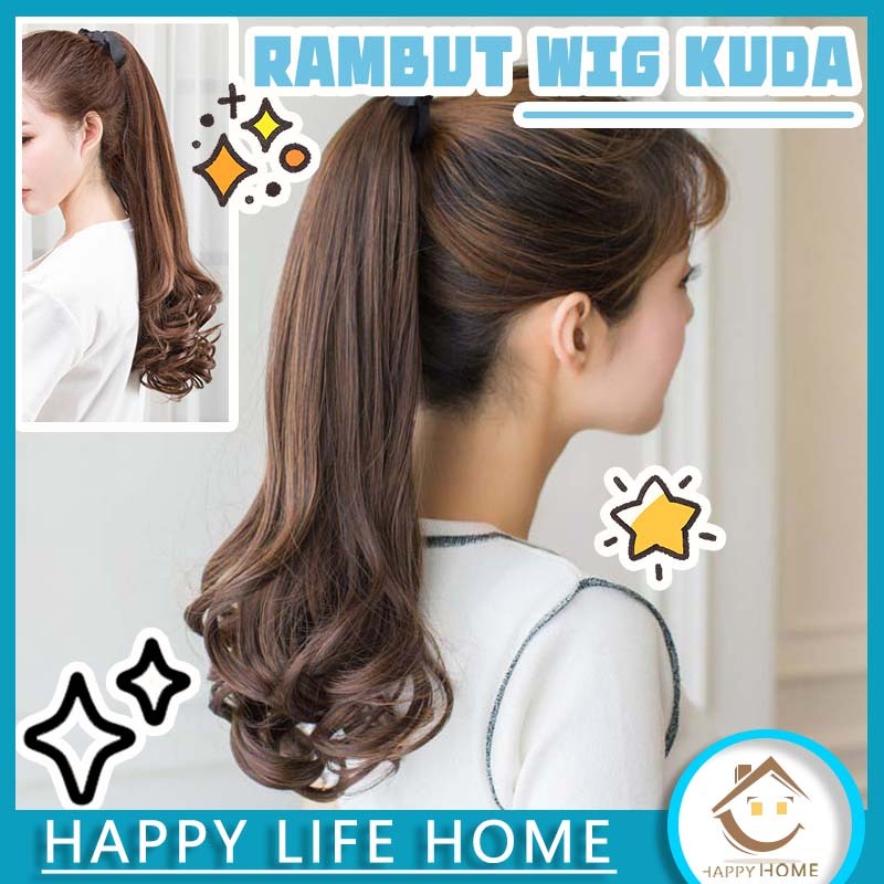 Ponitail Kuncir Ekor Kuda Korea Curly Tali /Lkat Rambut Ekor Kuda/Wig Ponytail Anak Rambut /Rambut W