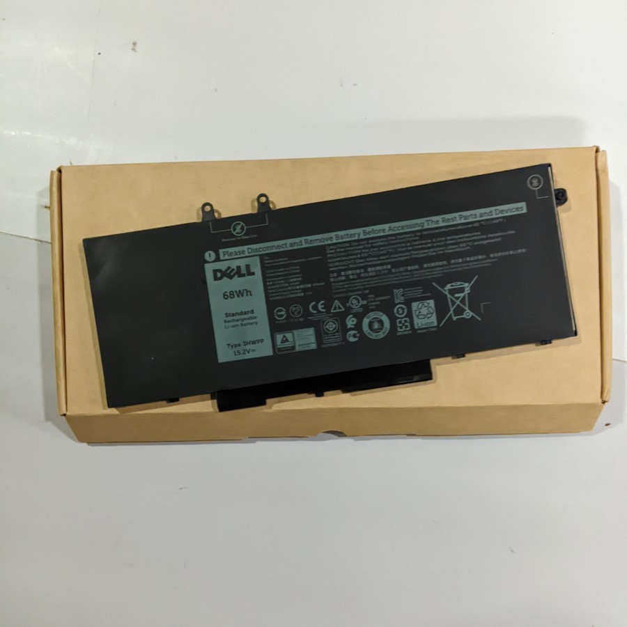 Baterai Laptop Dell Latitude 5401 5410 5411 5501 5511 3HWPP 68Wh Ori