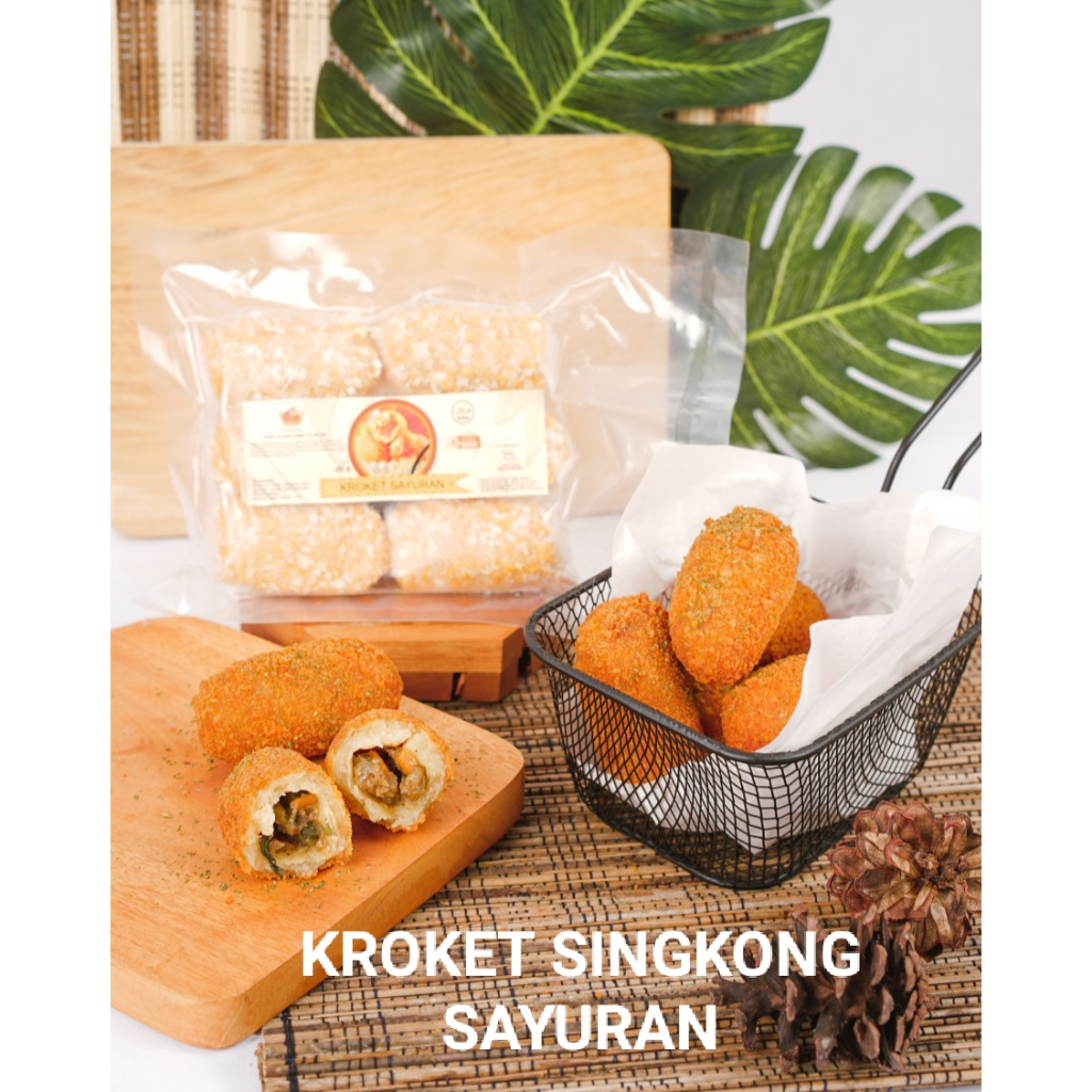 

Kroket Singkong Isi Sayuran | Frozen Food