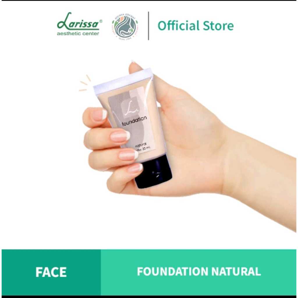 Larissa Foundation Natural - Alas bedak