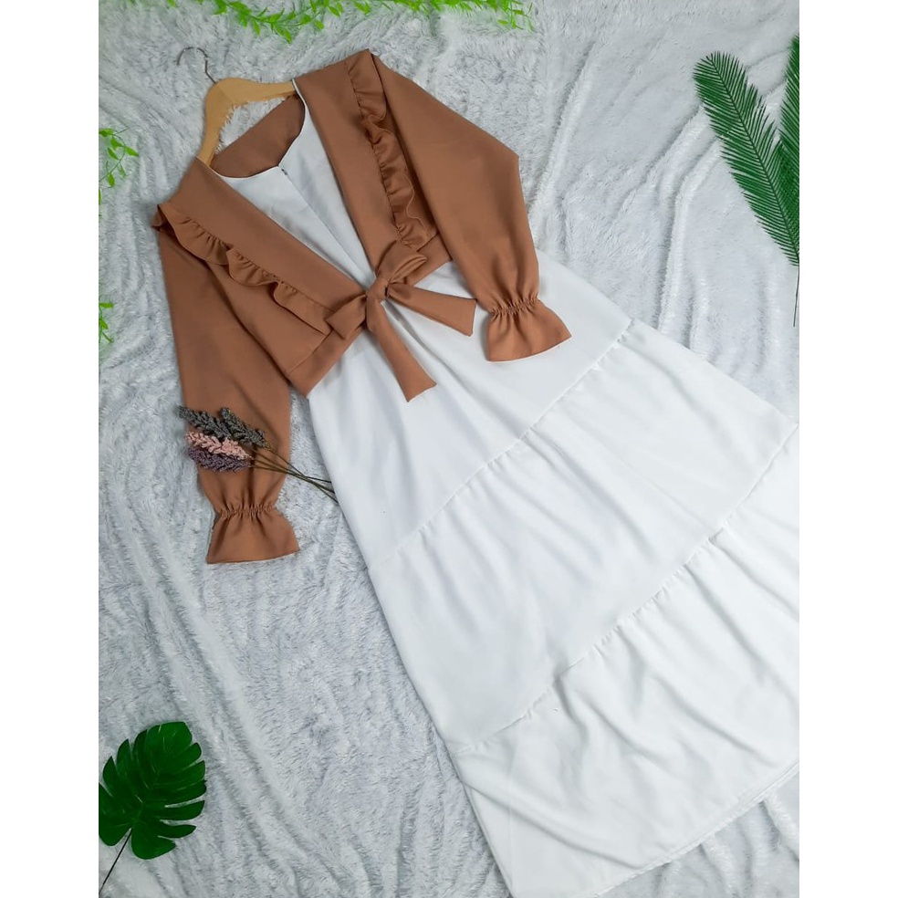 PROMO Grosir gamis anak remaja wanita perempuan cewek tanggung Terbaru SANIA SET Usia 12Tahun 13Tahu