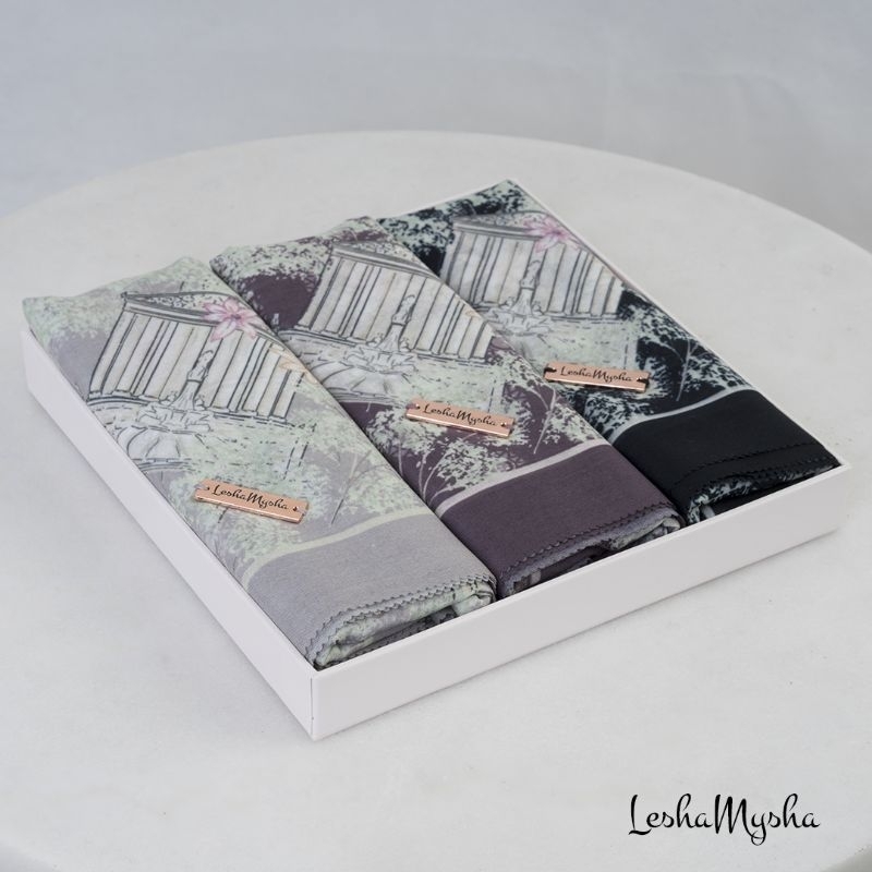 LeshaMysha  - Jilbab Voal Ultrafine Motif Vienna Austria Series