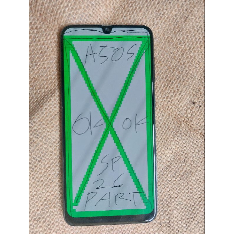 LCD Samsung A50S Original copotan normal