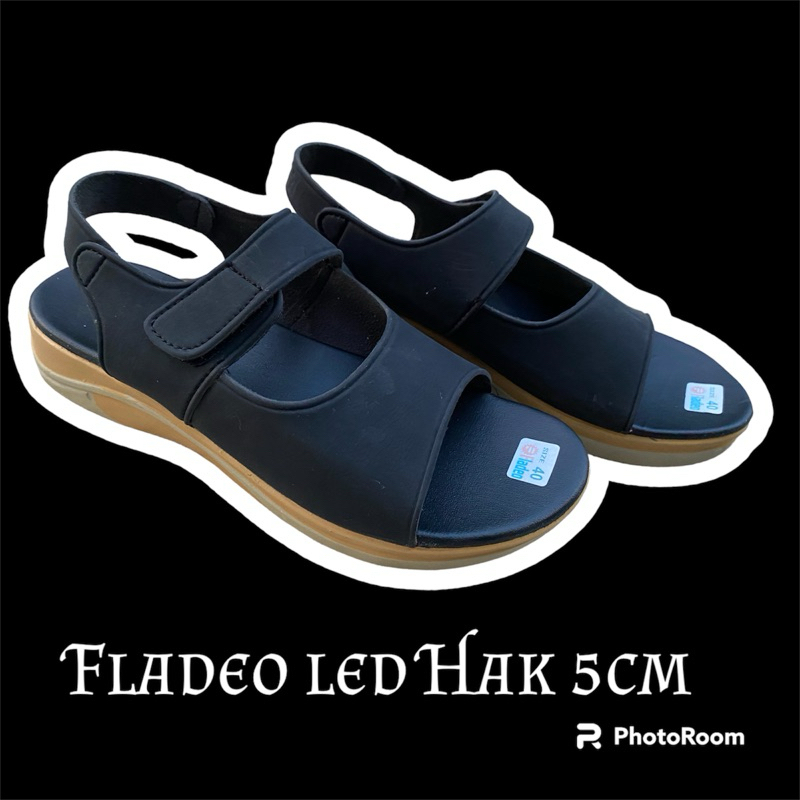 Sandal Wanita FLADEO Led Hak 5cm Terlaris Kekinian | Sandal nonformal