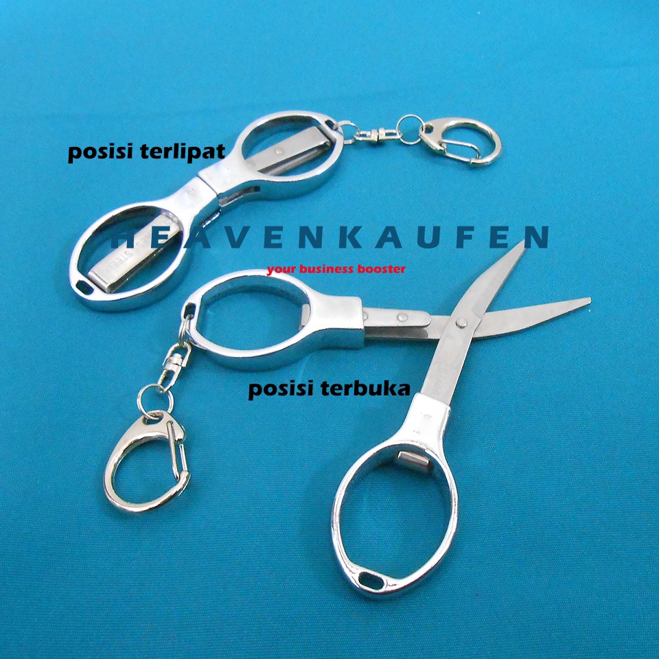 

RKL161 COD Gunting Lipat Mini Kecil Unik Lucu Stainless Steel Travel Trip Scissors Merek PIN