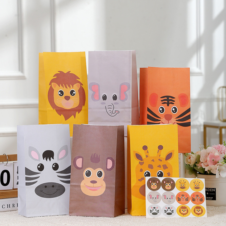 

YH PAPER BAG ULANG TAHUN / GOODIE BAG ULANG TAHUN / GOODIE BAG TEMA ANIMAL / PAPER BAG HADIAH / PAPER BAG MOTIF ANIMAL
